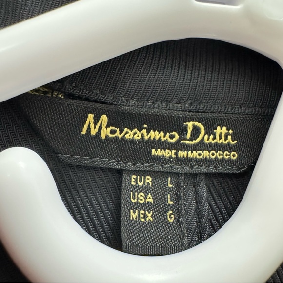 Mossimo dutti Black V-Neck Utility Shirt with Chest Pockets - Picture 5 of 8